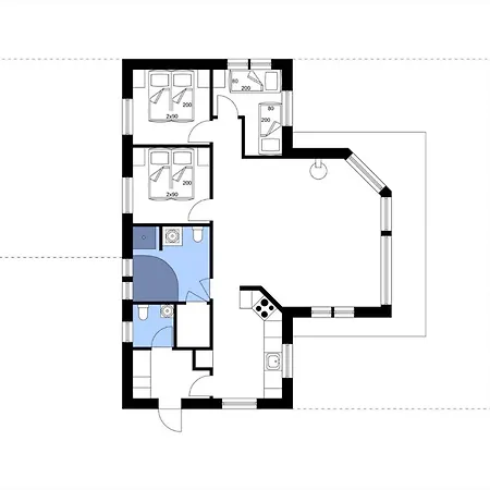 0403-romo-lyngvejen-44-c בית נופש Rømø Kirkeby